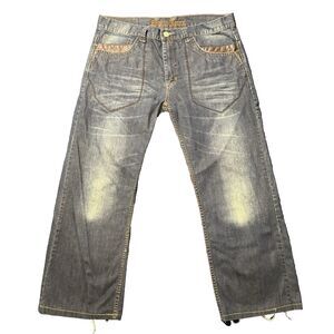 Y2K 2000s Reward Jeans Style RWX-48 Szie 38x32 Dark Wash Denium Pants